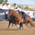 Jayde Atkins won the Reined Cow Horse Championship at the 2016 National High School Finals Rodeo in Gillette, Wyoming. Stephanie Duquette photo.